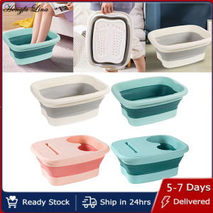 Hengfa Lina Portable Footbath Massage Bucket Easy To Store Foldable Foot Bath Tray Collapsible Foot Soak Bucket for Soaking Feet泡脚桶家用折叠