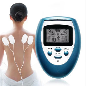 TENS Electrical Nerve Muscle Stimulator EMS Electric Pulse Digital Physical Therapy Machine for Pain Full Body Neck Back Massage