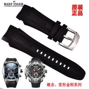 Reef Tiger Strap Rga3069 Rga3532 Rga3503 Rubber Watch Strap Leather Belt Calf-Skin Watchband
