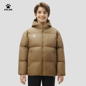 Kelme | Autumn and Winter 2025 New Boys Hooded Thermal Coat
