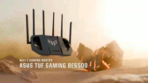 ASUS TUF-BE6500 WiFi 7 Gaming Router | Dual Band | Quad 2.5GbE Ports | Easy Port Forwarding