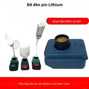 Ổ Cắm Đèn Pin Lithium E27 Phù Hợp Phổ Biến Cho Nhiều Loại Pin Lý Tưởng Cho Đèn LED Bóng Đèn Quạt Cắm Trại Công Việc Ngoài Trời Khẩn Cấp
