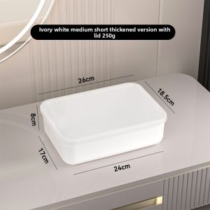 FURENJILI | Plastic Storage Box for Cosmetics Snacks and Miscellaneous Items