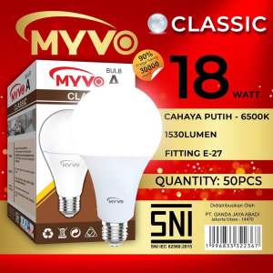 Lampu LED Bohlam MYVO CLASSIC 18 Watt Termurah