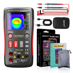 ZOYI | R02 rechargeable thermal imager operates in a temperature range of -20℃ to 550℃ and is a high-definition handheld thermal imager