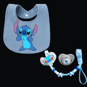 Disney | Baby Chewable Nipple Newborn Pacifier Holder Kawaii Baby Bib Luxury Baby Pacifier Baby Party Gift Newborn Photography Prop