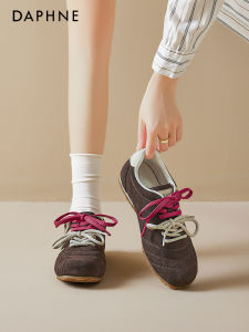 Daphne Flat Bottom Dequn Shoes Womens 2025 New Autumn Retro Breathable Casual Sports Soft Bottom Comfortable Fashionable