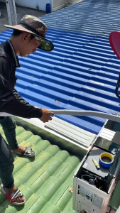 RPS เทปพันท่อ 2x16 หลา เทปพันท่อ แอร์ พันสายไฟ สีขาว สีเทา เทปเทา PVC ติดตั้ง 2 ชิ้น