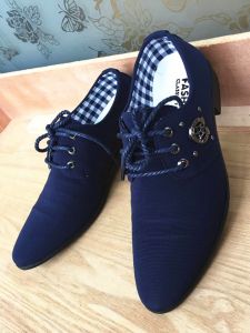 New 2025 Mens High Heel Canvas Shoes Breathable Sharp Toe Casual Leather Shoes Korean Style British Leisure Spring Autumn Season