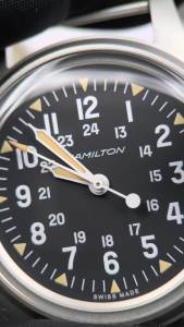 [Gnomon Watches] Hamilton Khaki Field Mechanical 38mm Black - Green Nylon H69439931