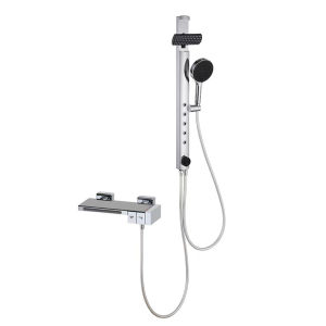 DXD | Pressure Boosting Waterfall Shower Head Set Adjustable Arm Spray