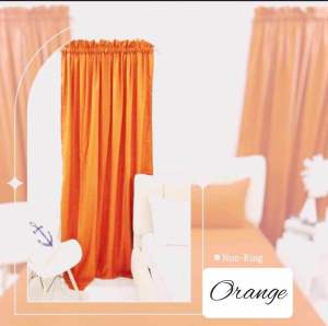 Mariyas Plain Window/Door/Sink Curtain | Aesthetic Non-Ring Curtain