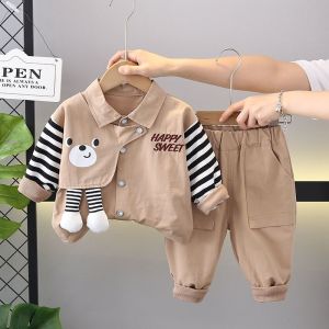Stylish Spring Autumn Baby Boy Outfit Cool Trendy Childrens Clothing Separate Set One Year Old Toddler Kids Autumn Wear