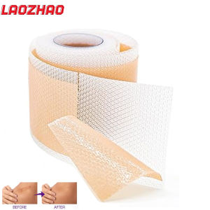 1 Roll Silicone Scar Sheets - Medical Grade Reusable Scar Tape for Keloid C-Section Surgery Burn Acne - Waterproof Latex-F