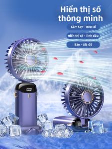 BIAOTU | Quạt Điện Mini Di Động Có Màn Hình Hiển Thị Số