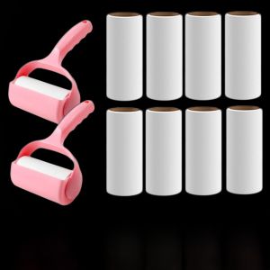 Tearable Roll Sticky Hair Remover for Clothes Dust And Hair Removal Felt Brush for Clothes Hair Absorption Replacement Paper