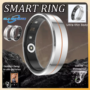 New Smart Ring Blood Pressure Heart Rate Monitoring Smartring IP68 & 5ATM Waterproof Multi-sport Mode Smartring 2025 Man Women