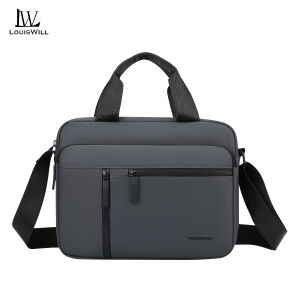 LouisWill Fashion Shoulder Bag Business Laptop Bag Fashion Waterproof Messenger Bag Portable Travel Bag Large Capacity Handbag Cross Body Bag Lightweight Casual Bag Leisure Sport Street Bag