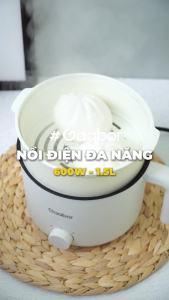 [SALE GIỮA THÁNG] Nồi điện đa năng dung tích 15L Gaabor GR-N15A công suất 600W 2 mức nhiệt tặng kèm xửng hấp - Bảo hành 12 tháng 1 đổi 1