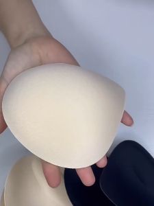Latex Breathable Bra Pads Inserts Bras Cup Replacement Removable Breast Enhancers Women Bikini Swimsuit Sport Tops (Enhance Drip Shape)