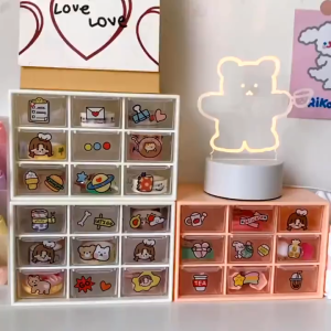 🔥SG LOCAL STOCK🔥 Storage Drawer Box Six / Nine Cells Desktop Organizer