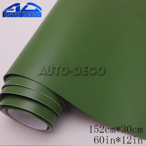 Car Matte Army Green Film Waterproof PVC Universal Decoration Stickers for Auto Motorcycle Body Styling Wrap Films DIY Decor