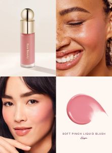 Rare Beauty Hope Grateful Happy Joy Lucky Love Encourage Believe Virtue Worth Blush Plump Seamless Long Lasting Seamless Makeup