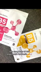 [BPOM] KORMESIC Masker Wajah Niacinamide B5 Brightening Mask / Retinol B5 Nourishing Mask / Collagen B5 Anti-Aging Mask