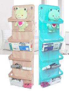 Storage Bag behind the Door Fabric Multi-Layer Wall-Mounted Storage Bag Large Capacity Dorm Storage Bag Sundries Organizing Bag