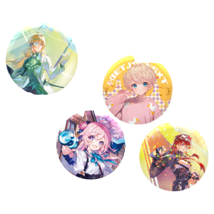 Custom Night Glow Badge 58mm