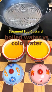 Stew Pot Household Ceramic Pot Soup Stew with Lid Retro One-person Steamed Egg Special Bowl