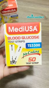 [Hộp 50 Que] Que Thử Đường Huyết MediUSA TS3300 | Dùng cho máy GM3300 date xa chính hãng