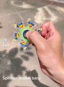 Mainan Fidget Spinner- Hand Spiner Toys 3D Kekinian Viral - Anime Karakter