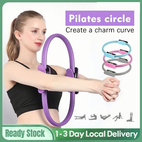 AOOSA Pilates Ring Set - 6-teiliges Fitness Kit Mit Magic Circle Für Yoga & Training