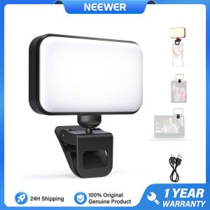 NEEWER Clip On LED Selfie Light with Light Modes N8