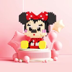 Disney Cartoon Building Blocks Education Toys Kids Gifts Toys for Girl