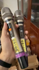 HT-122. Micro không dây Thu sóng tốt Chống hú Độ nhạy cao sử dụng cho các loại loa kéo và Amply