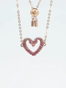 💖Swarovski💖Una small size red heart-shaped diamond bracelet S925 sterling silver womens fashion bracelet hypoallergenic non-allergenic Valentines Day gift birthday gift for girlfriend bestie