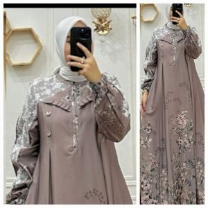 gamis muslimah pesta/gamis cantik pengajian bisa cod