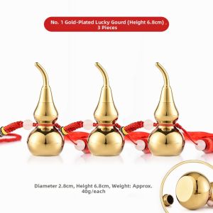 SHENGFAN | Wealth Attracting Brass Calabash Pendant Decor