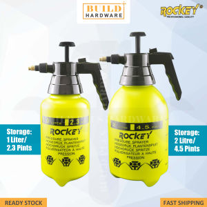 ROCKEY 1L/2L Manual Pressure Sprayer Garden Water Pump Portable Spray Penyembur Pam Baja Air Botol Spray Bunga