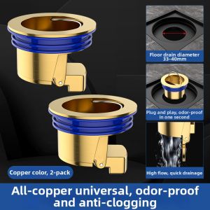 GUOQI | High Efficiency Drainage Copper Core Floor Drain Anti-Odor and Pest Prevention
