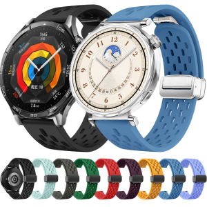 Soft Silicone Strap For Huawei Watch GT 5 Pro 42mm 46mm 41mm Sport Magnetic Bracelet For Huawei Watch GT5 GT4 Wrist Band Correa