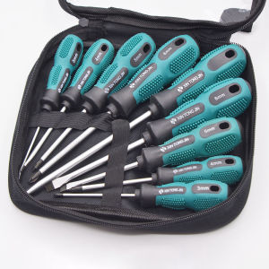 9PCS Multi-functional manual screwdriver set Home Appliance Repair Screwdriver cross set and screwdriver straight set