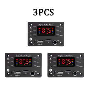 KEBIDU | 5-1PCS Bluetooth 5.0 MP3 WMA Decoder Board 9V 12V Wireless Lossless Music Player Module Support USB TF FM Mic Radio Car Speaker