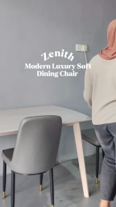 BETTY ZENITH Dining Chair Modern Luxury Backrest Chair Cafe Chair Dressing Chair kerusi makan 餐椅/椅子