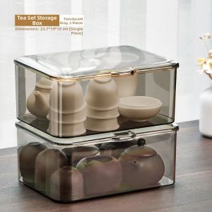 YOULE | Transparent Dust-Proof Tea Organizer Box