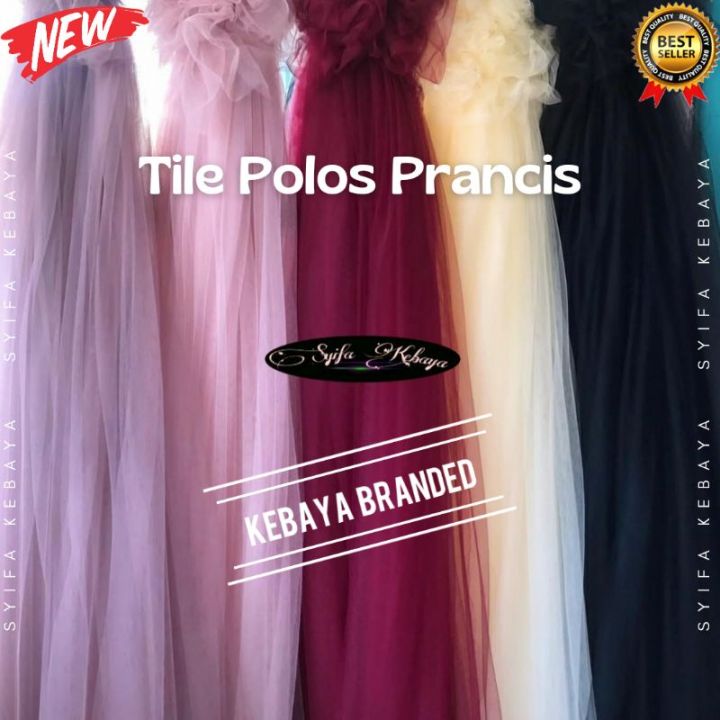 Kain Tile Polos Bahan Kain Tile Halus Kain Soft Tile Bahan