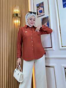 KEMEJA RUFLE PUNDAK | KEMEJA WANITA | KEMEJA TRENDING| KEMEJA VIRAL