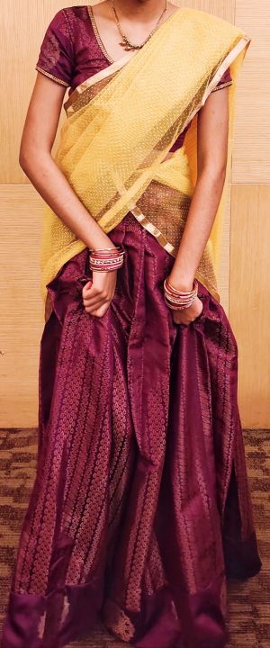Latest Pattu Lanka Blouse Designs For Kids||Latest Traditional Pattu Pavadai  Designs ||#pattupavada - YouTube
